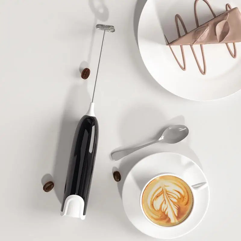 Xiaomi Electric Hand Milk Frother Automatic Rotary Egg Beater Coffee Cappuccino Creamer Whisk Frothy Blend Kitchen Mixer Stirrer