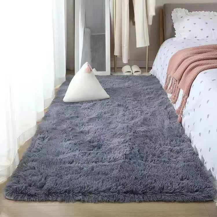 Soft Bedroom Carpet Plush Area Rugs Non-slip Fuzzy Shag Plush Soft Shaggy Bedside Rug Living Room Carpet For Girls Kids Baby