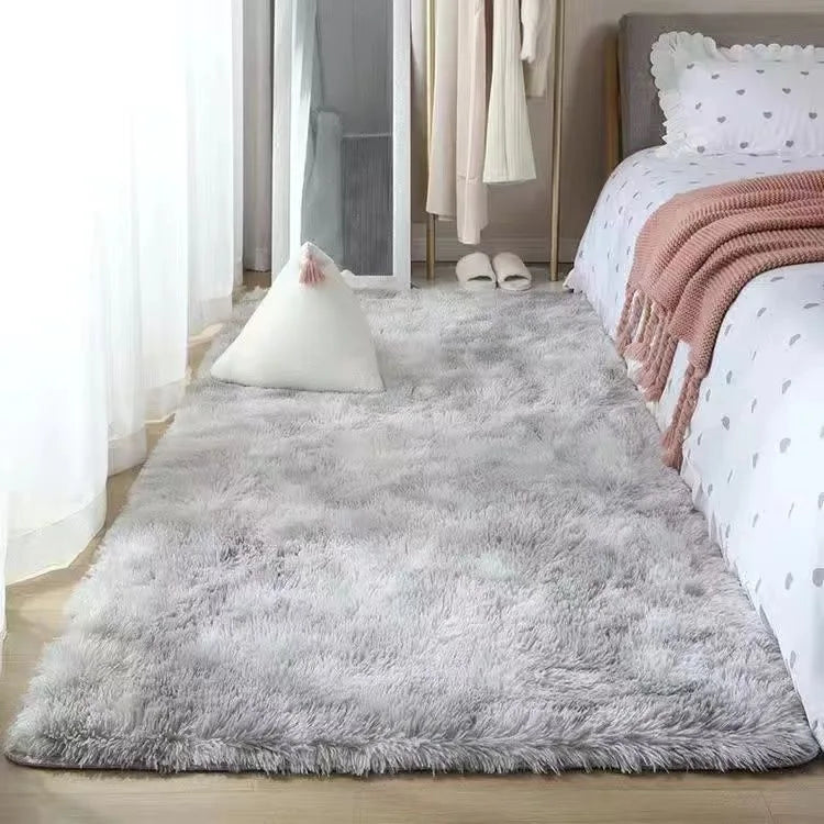 Soft Bedroom Carpet Plush Area Rugs Non-slip Fuzzy Shag Plush Soft Shaggy Bedside Rug Living Room Carpet For Girls Kids Baby